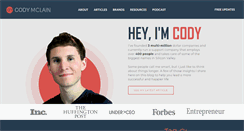 Desktop Screenshot of codymclain.com