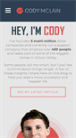 Mobile Screenshot of codymclain.com